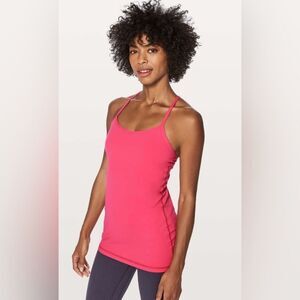 Lululemon Power Y Tank in bon bon (hot pink) size 6